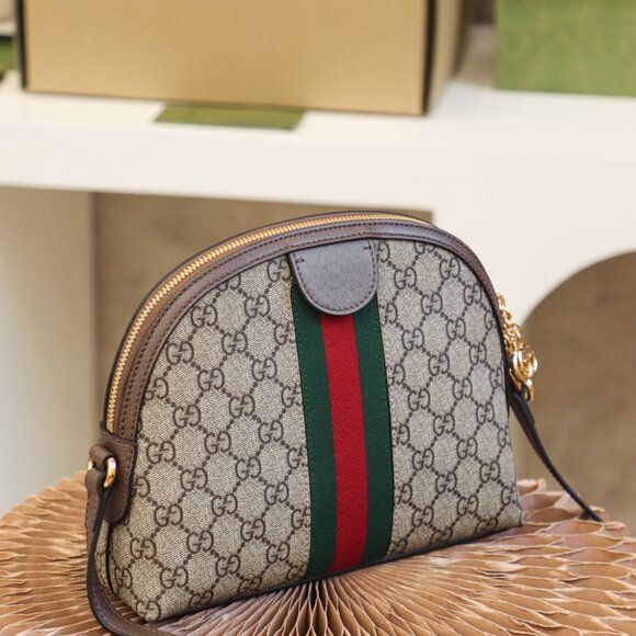 Gucci GG Supreme Ophidia Dome Small Shoulder - Picture 5 of 9